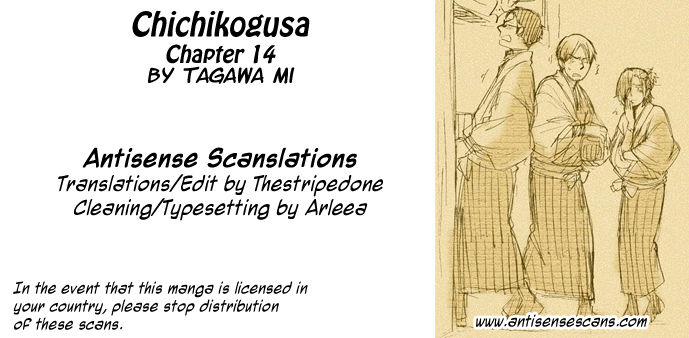 Chichi Kogusa Chapter 14 page 1 - Chapter 14 : Homecoming and Traces of His Wife
