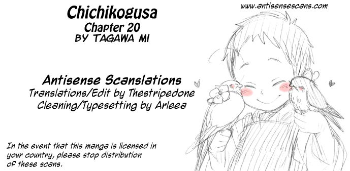 Chichi Kogusa Chapter 20 page 1 - Chapter 20 : Spring and Confession