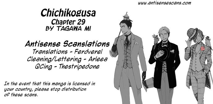 Chichi Kogusa Chapter 29 page 1 - Chapter 29 : Unstoppable Love and a Break