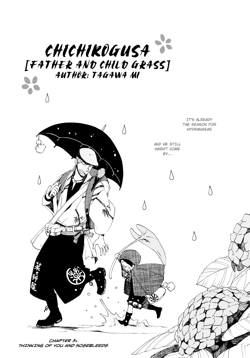 Chichi Kogusa Chapter 3 page 3 - Chapter 3 : Thinking of You and Nosebleeds