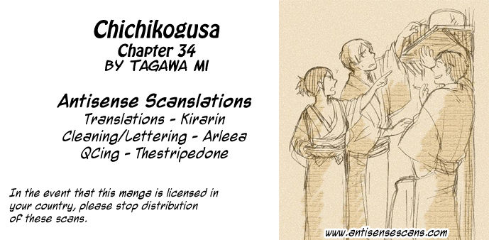 Chichi Kogusa Chapter 34 page 1 - Chapter 34 : TATSUMI AND TORAKICHI (PART 1)
