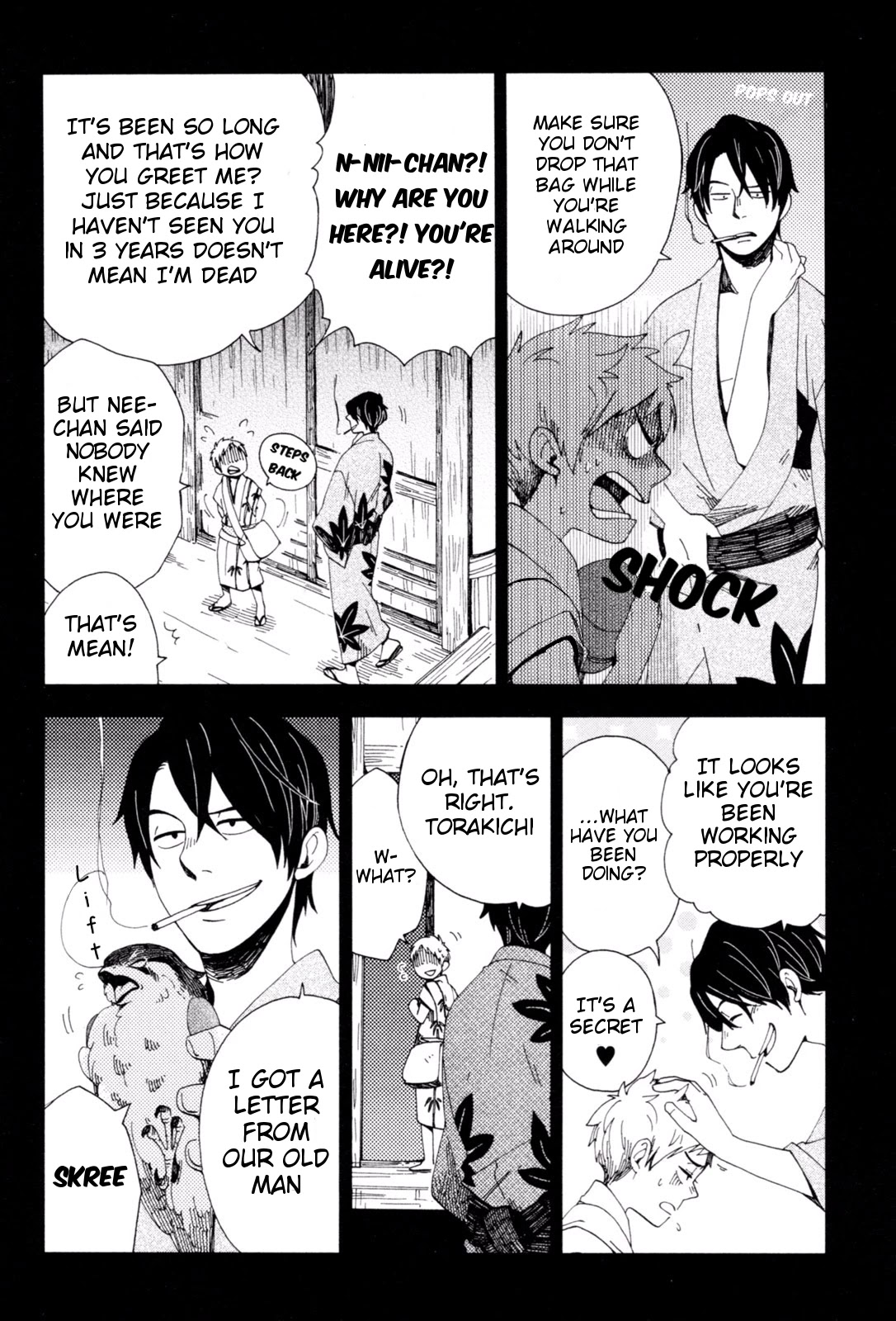 Chichi Kogusa Chapter 35 page 9 - Chapter 35: Torakichi and Tatsumi's Past