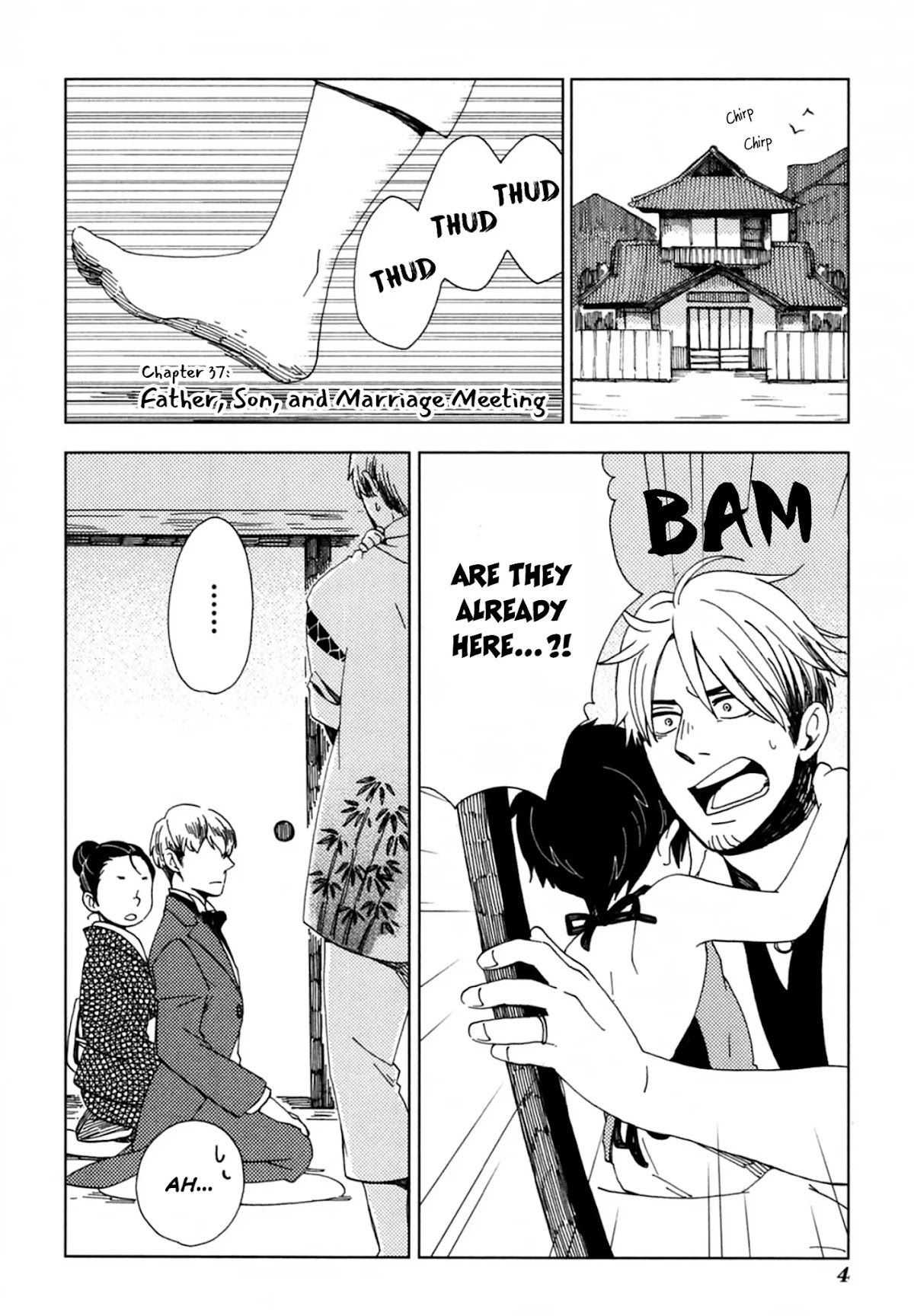 Chichi Kogusa Chapter 37 page 8 - Chapter 37: Father, Son, and Marriage Meeting.