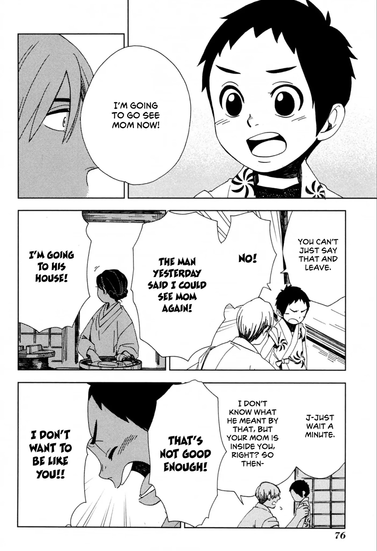 Chichi Kogusa Chapter 39 page 12 - Chapter 39: A Mother's Gaze