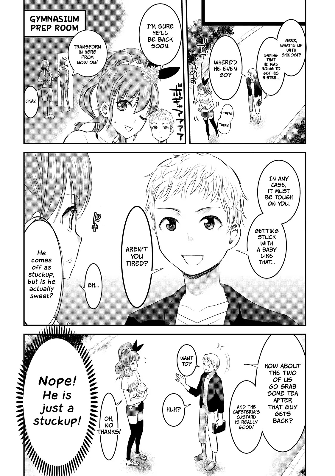 Chichi no Jikan Chapter 10 page 4 - Chapter 10: Kyuuichi's Creep?!