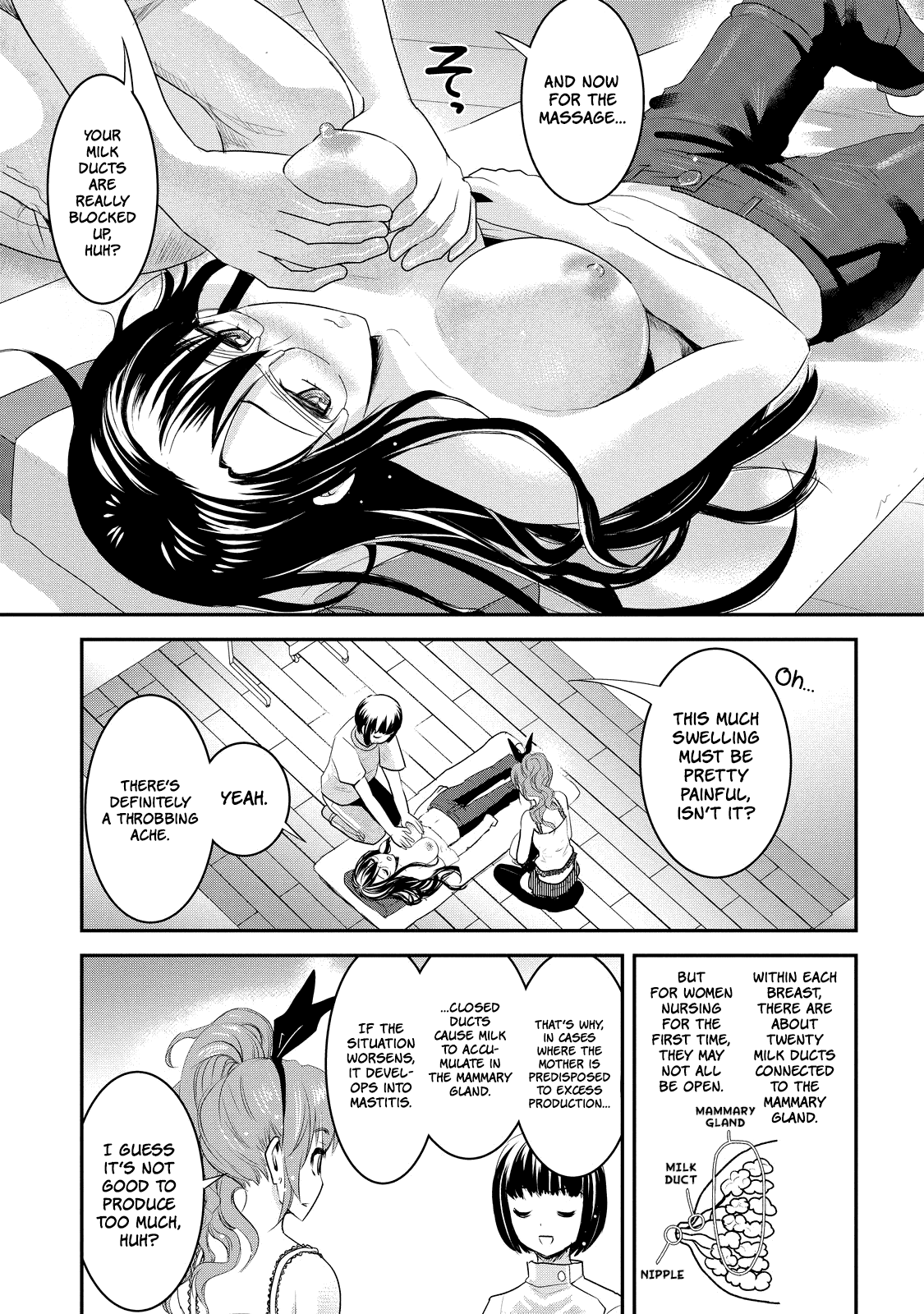 Chichi no Jikan Chapter 3 page 7 - Chapter 3: Today Is My Lactation Consultation