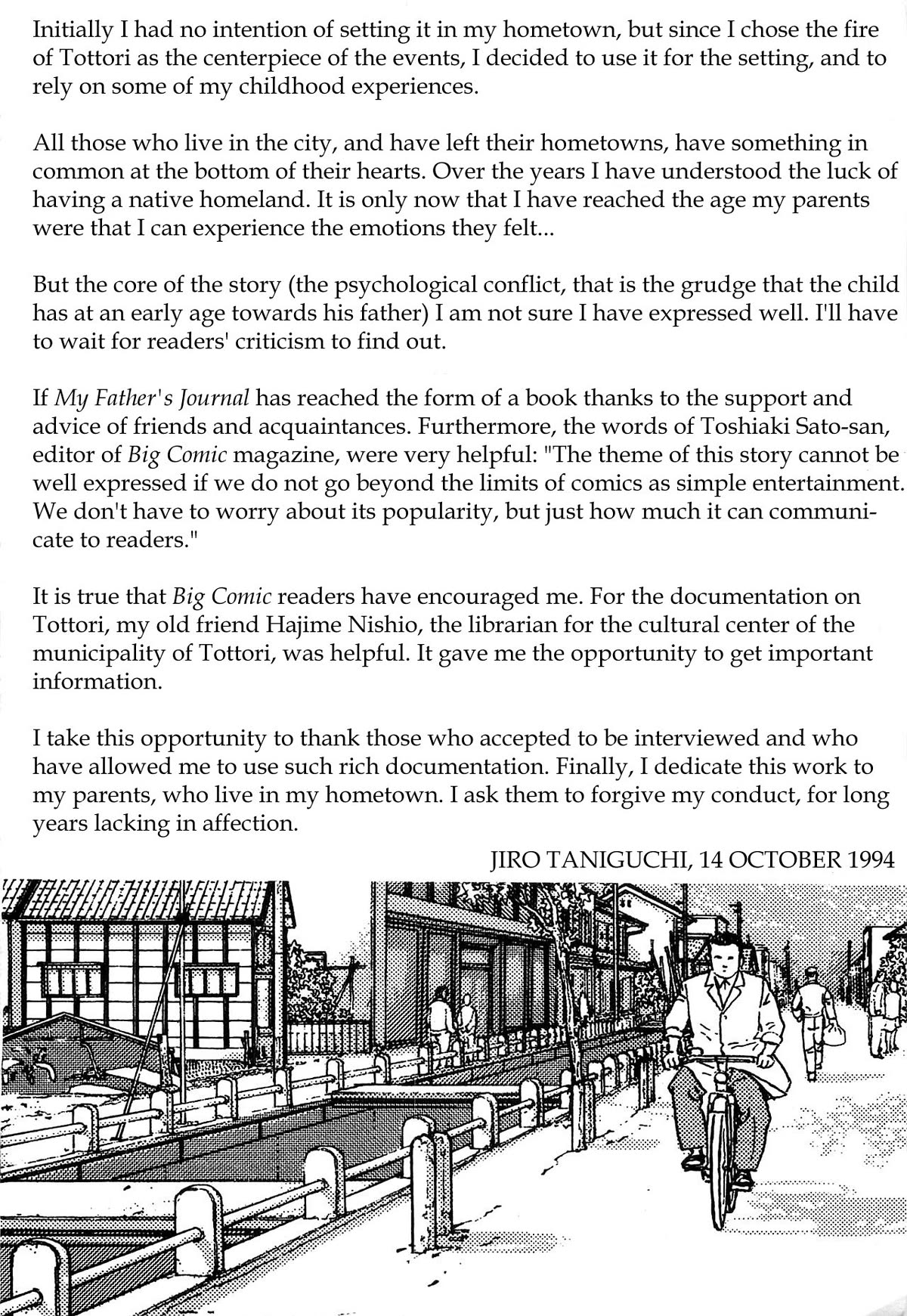 Chichi no Koyomi Chapter 12.5 page 2 - Chapter 12.5: Epilogue About the Author