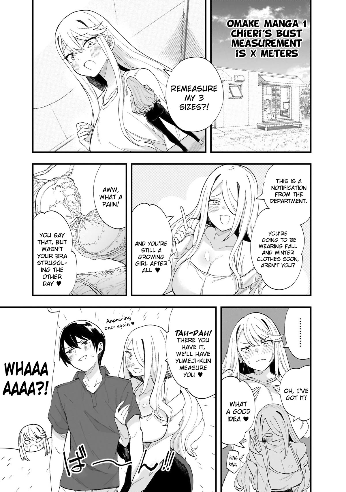 Chieri's Love Is 8 Meters Chapter 33.5 page 7 - Chapter 33.5: Omake