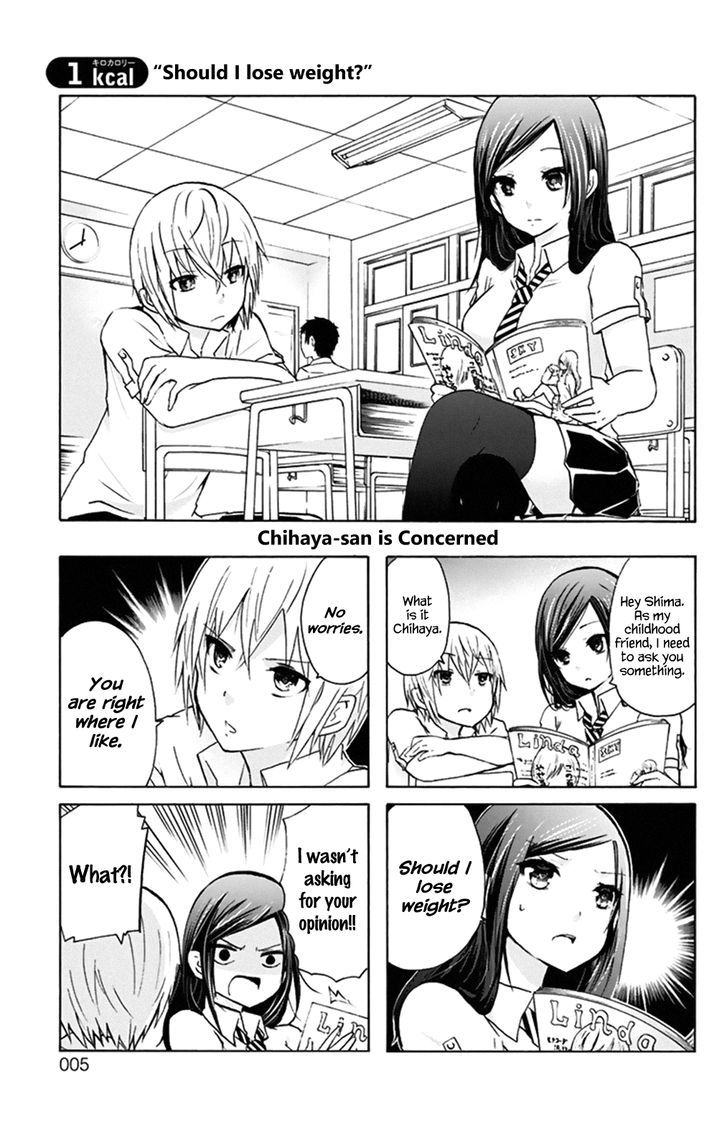 Chihaya-san's Fine That Way Chapter 1 page 6 - Chapter 1 : 01kcal: "Should I lose weight?"