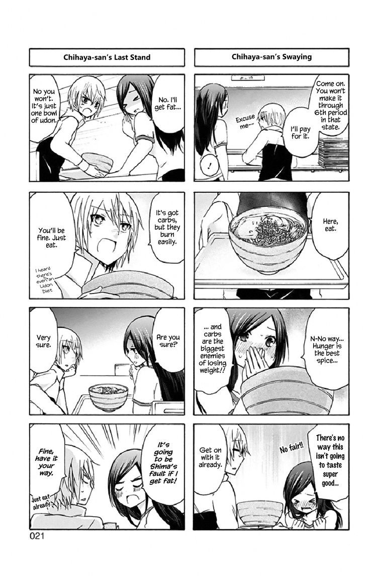 Chihaya-san's Fine That Way Chapter 2 page 7 - Chapter 2 : You can never trust what guys say is the average for a girl