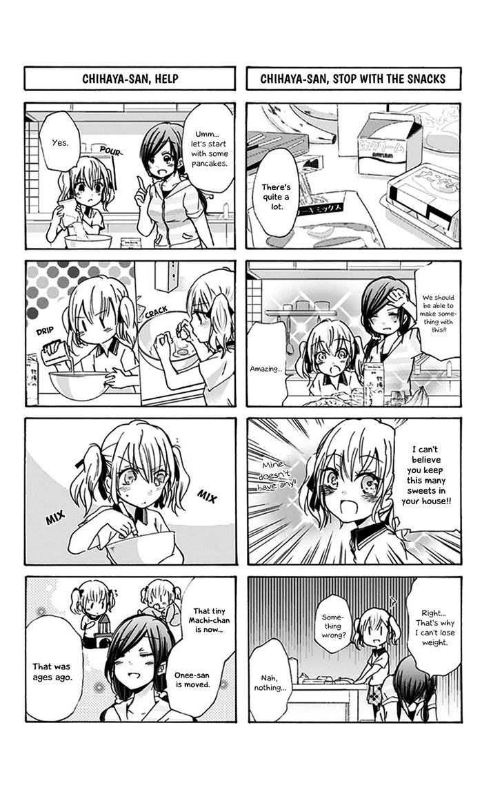 Chihaya-san's Fine That Way Chapter 23 page 5 - Chapter 23 : There's cream on your cheek