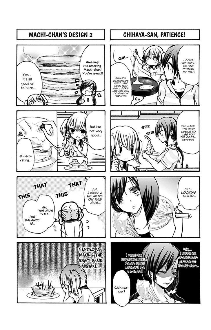 Chihaya-san's Fine That Way Chapter 23 page 6 - Chapter 23 : There's cream on your cheek