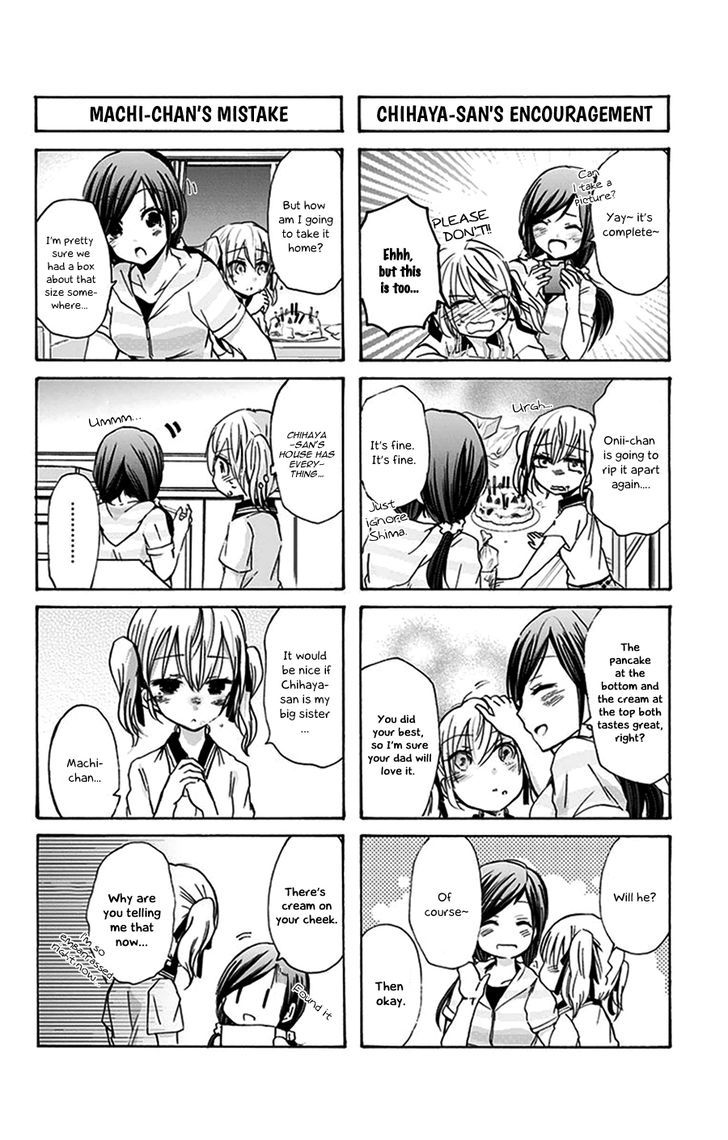 Chihaya-san's Fine That Way Chapter 23 page 7 - Chapter 23 : There's cream on your cheek