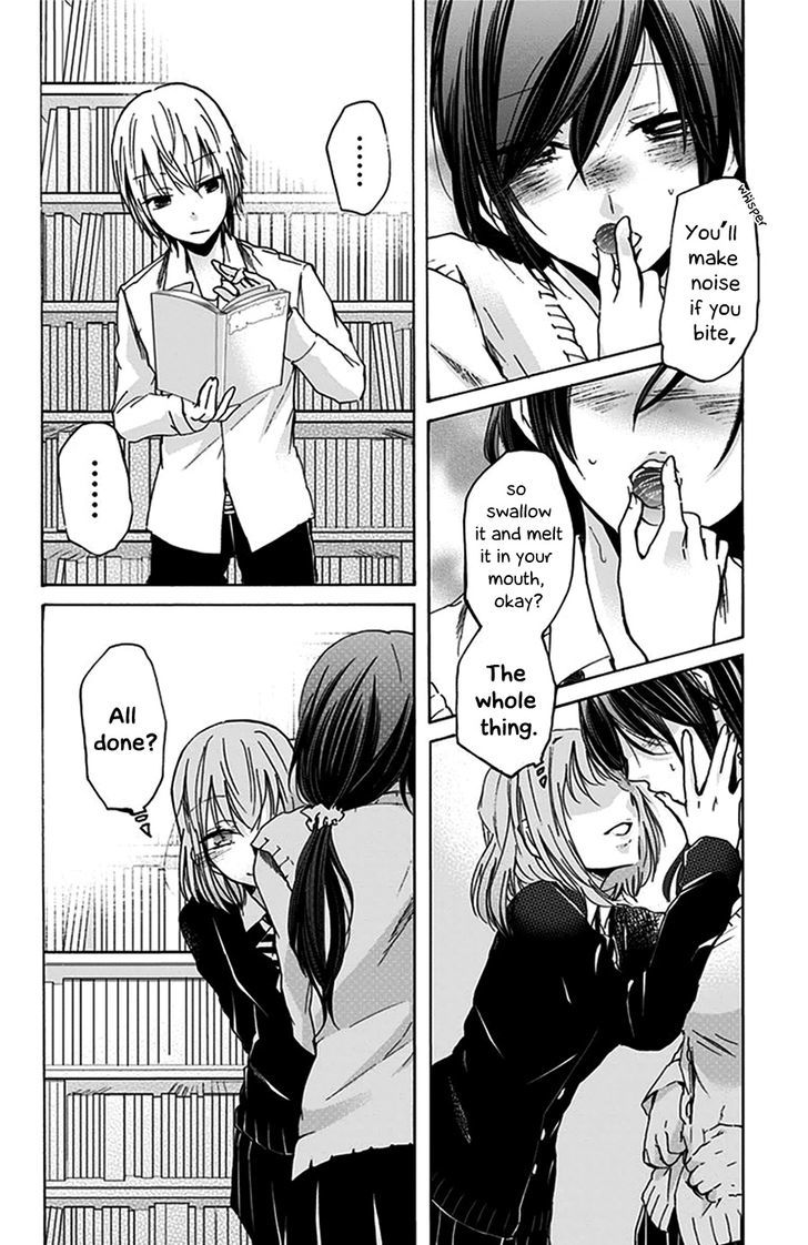 Chihaya-san's Fine That Way Chapter 26 page 9 - Chapter 26 : It makes noise when you bite