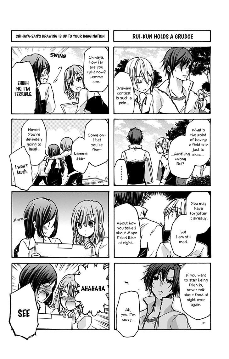 Chihaya-san's Fine That Way Chapter 27 page 3 - Chapter 27 : Aren't you only giving away the healthy stuff?