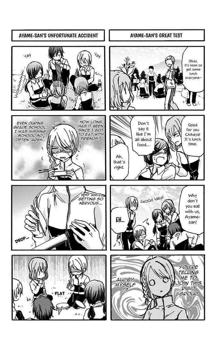 Chihaya-san's Fine That Way Chapter 27 page 5 - Chapter 27 : Aren't you only giving away the healthy stuff?