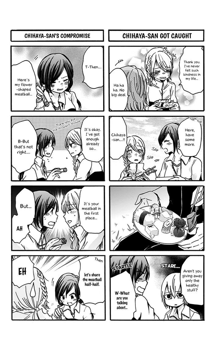 Chihaya-san's Fine That Way Chapter 27 page 7 - Chapter 27 : Aren't you only giving away the healthy stuff?