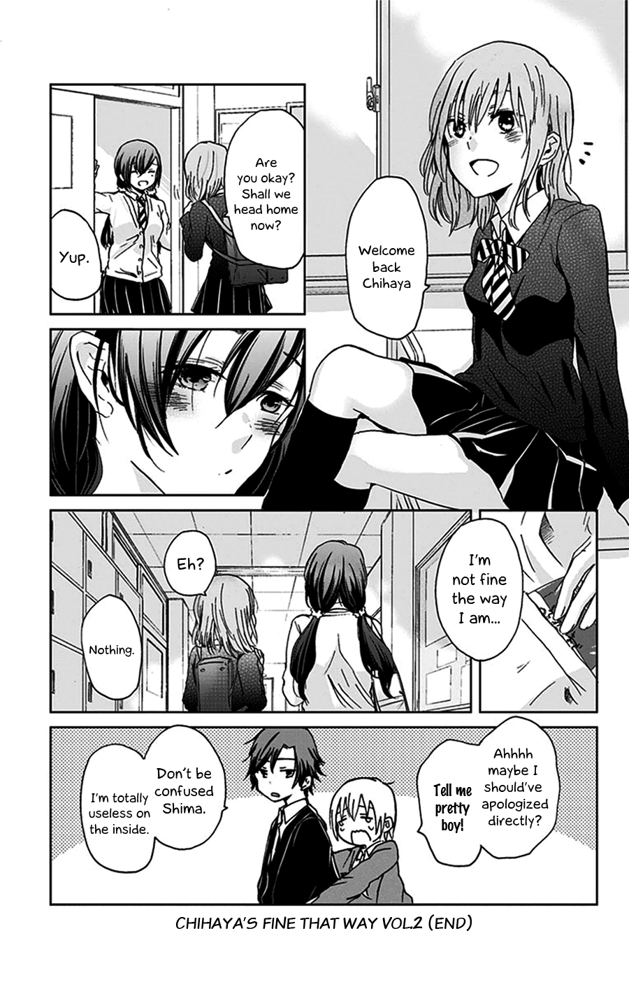 Chihaya-san's Fine That Way Chapter 32 page 10 - Chapter 32 : It's definitely not fine the way it is...