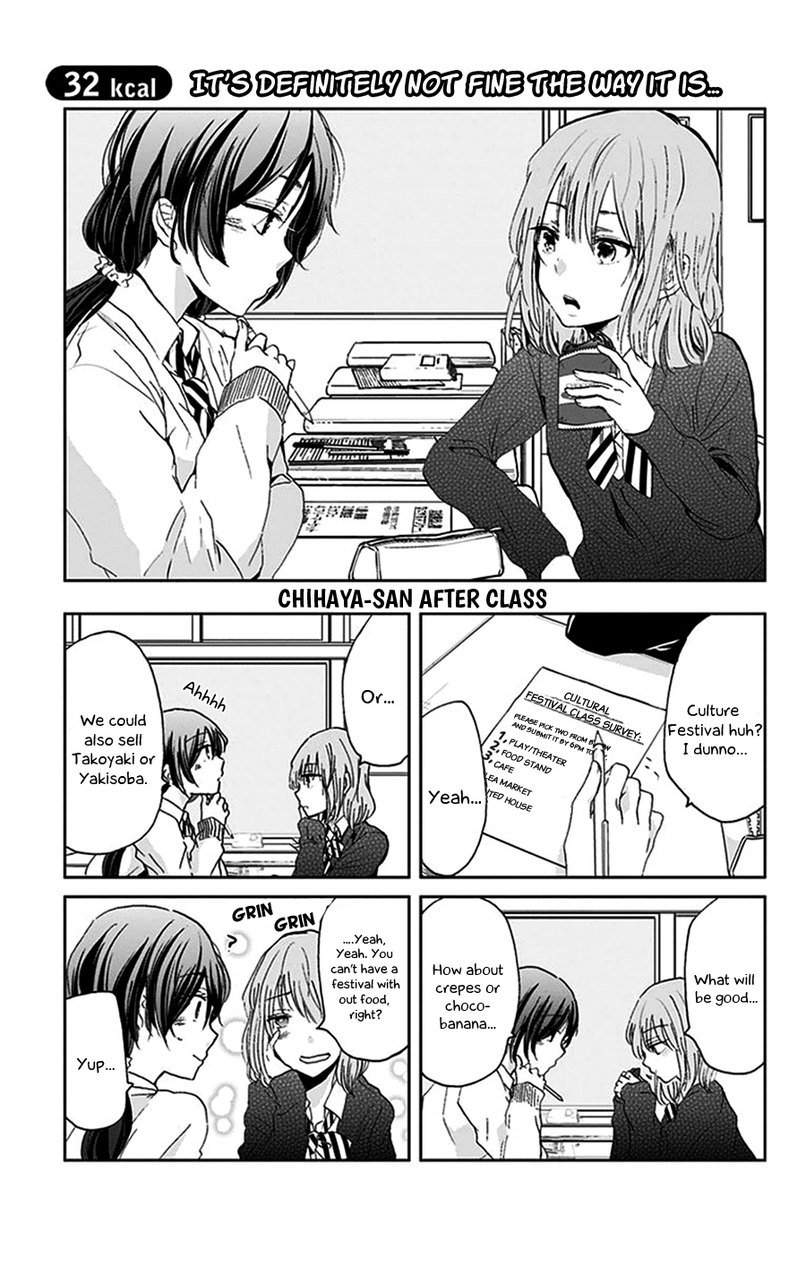 Chihaya-san's Fine That Way Chapter 32 page 2 - Chapter 32 : It's definitely not fine the way it is...