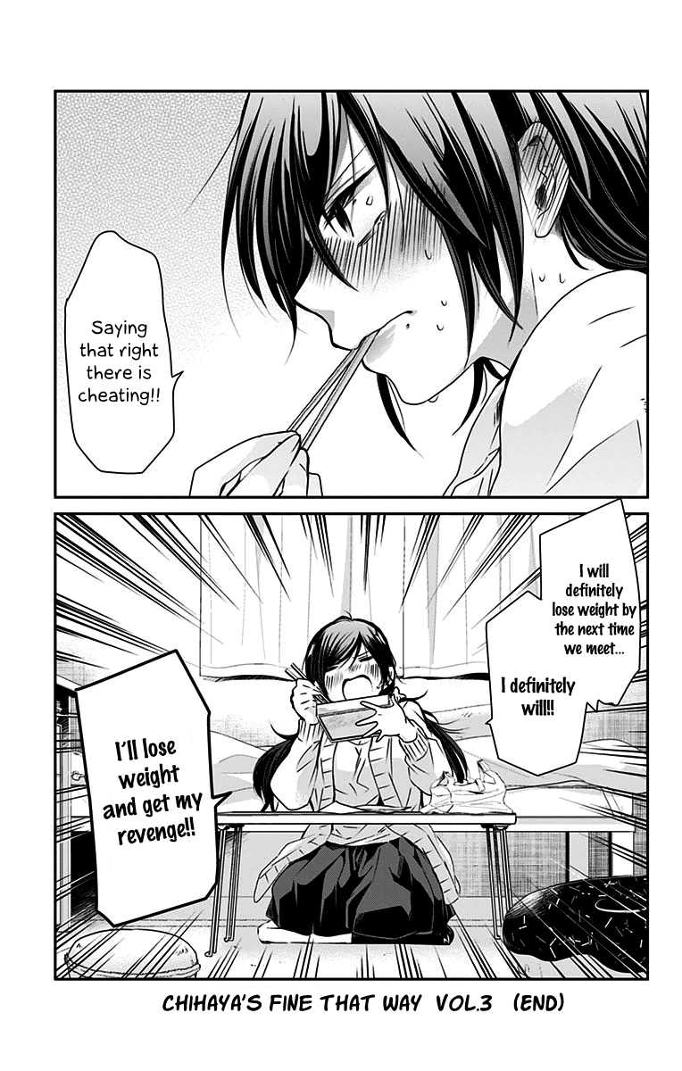 Chihaya-san's Fine That Way Chapter 50 page 10 - Chapter 50 : Saying that right there is cheating!!