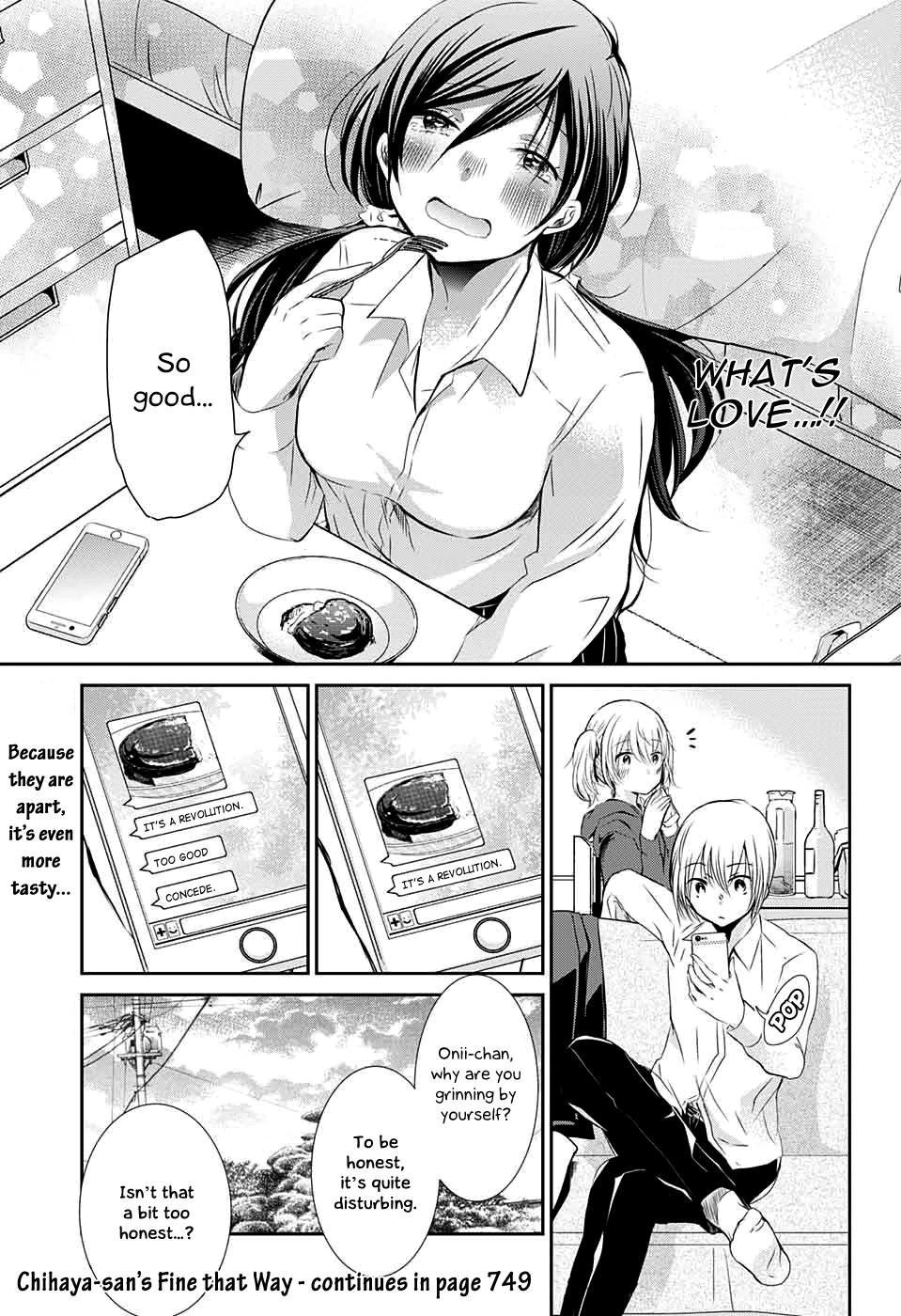 Chihaya-san's Fine That Way Chapter 51 page 10 - Chapter 51 : What's love...!!