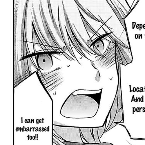 Chihaya-san's Fine That Way Chapter 59 : Yeah I'm blushing cover