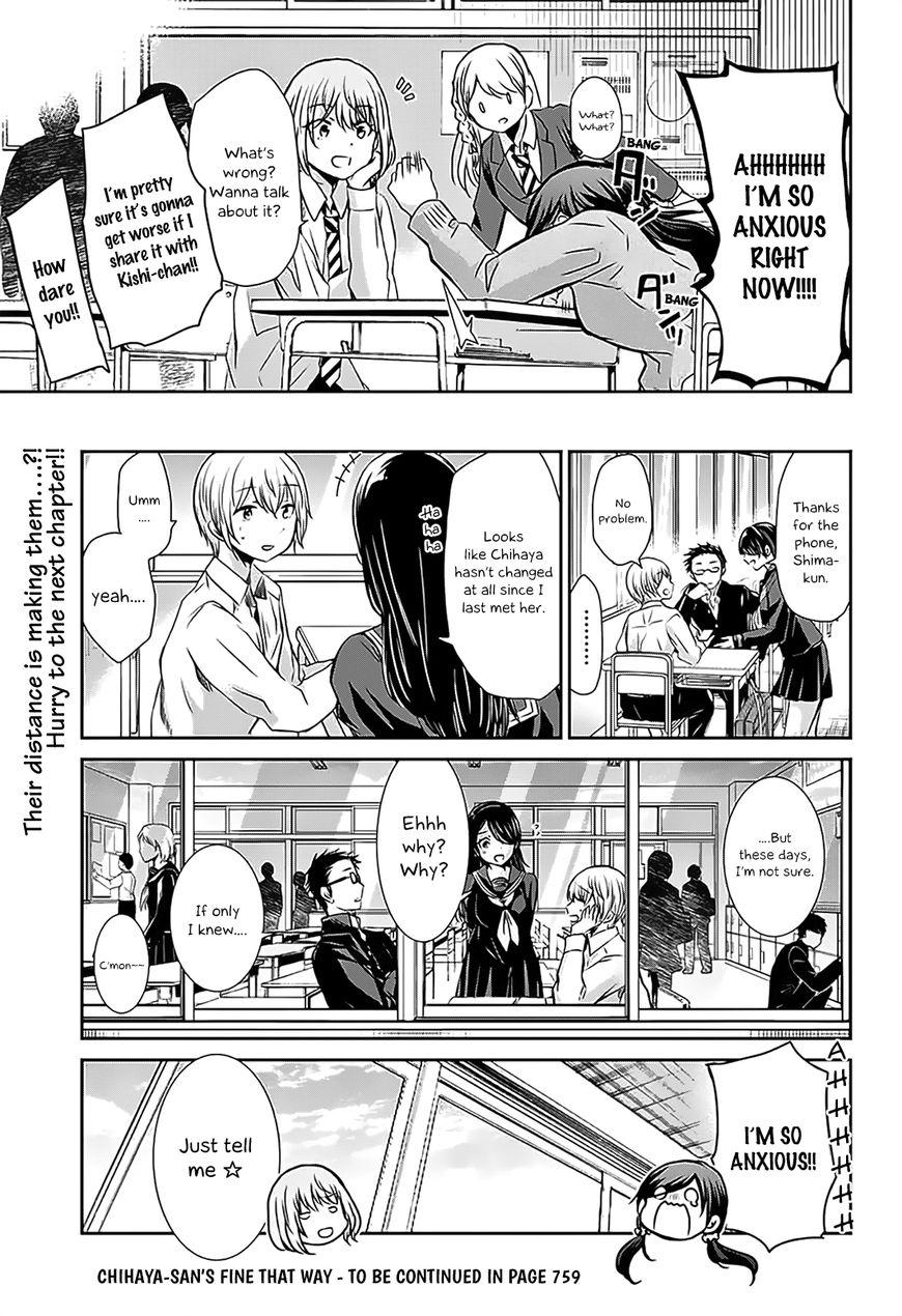 Chihaya-san's Fine That Way Chapter 62 page 10 - Chapter 62 : It'll never end if you don't say “yes”