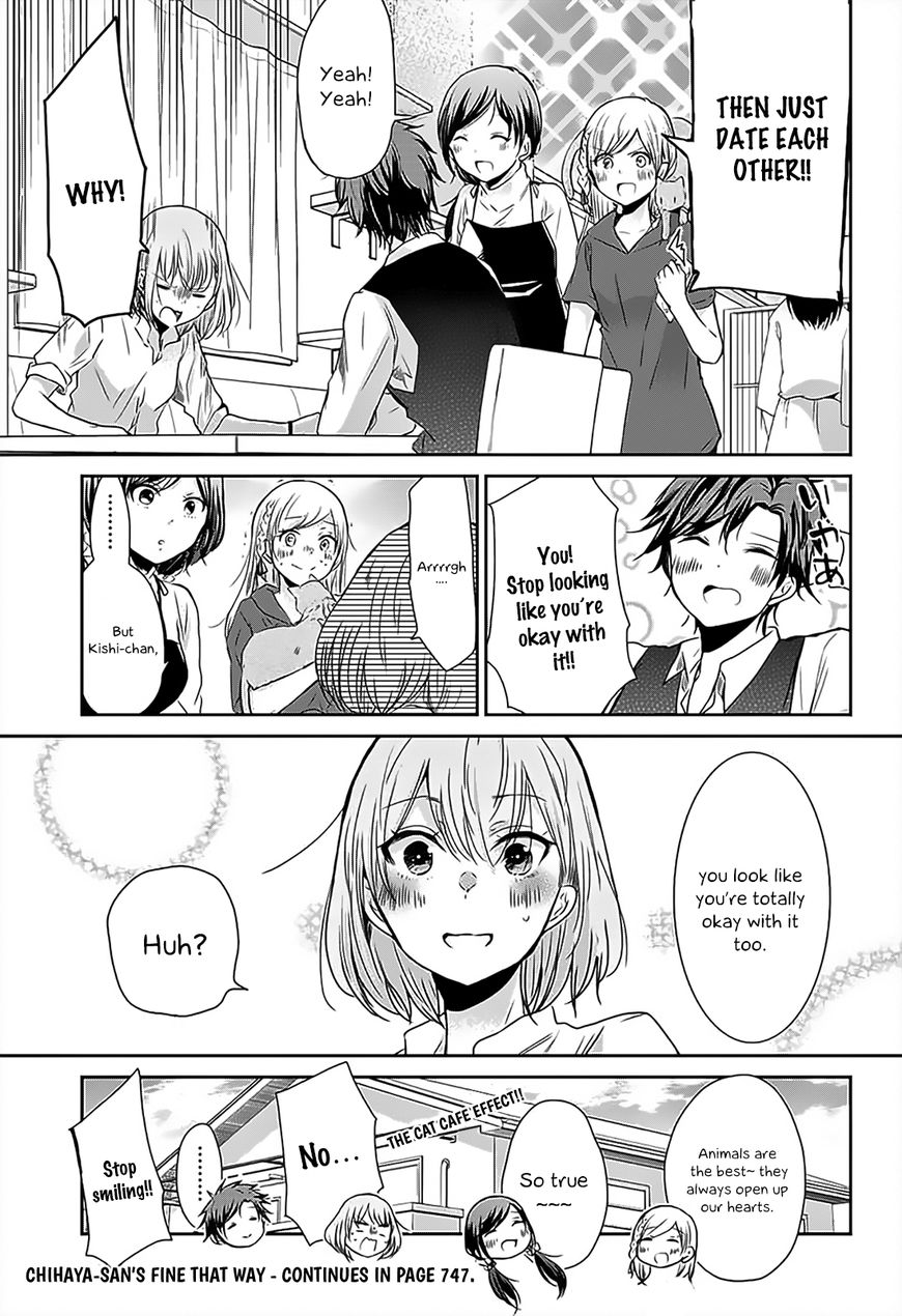 Chihaya-san's Fine That Way Chapter 64 page 10 - Chapter 64 : Yeah, I fell for you