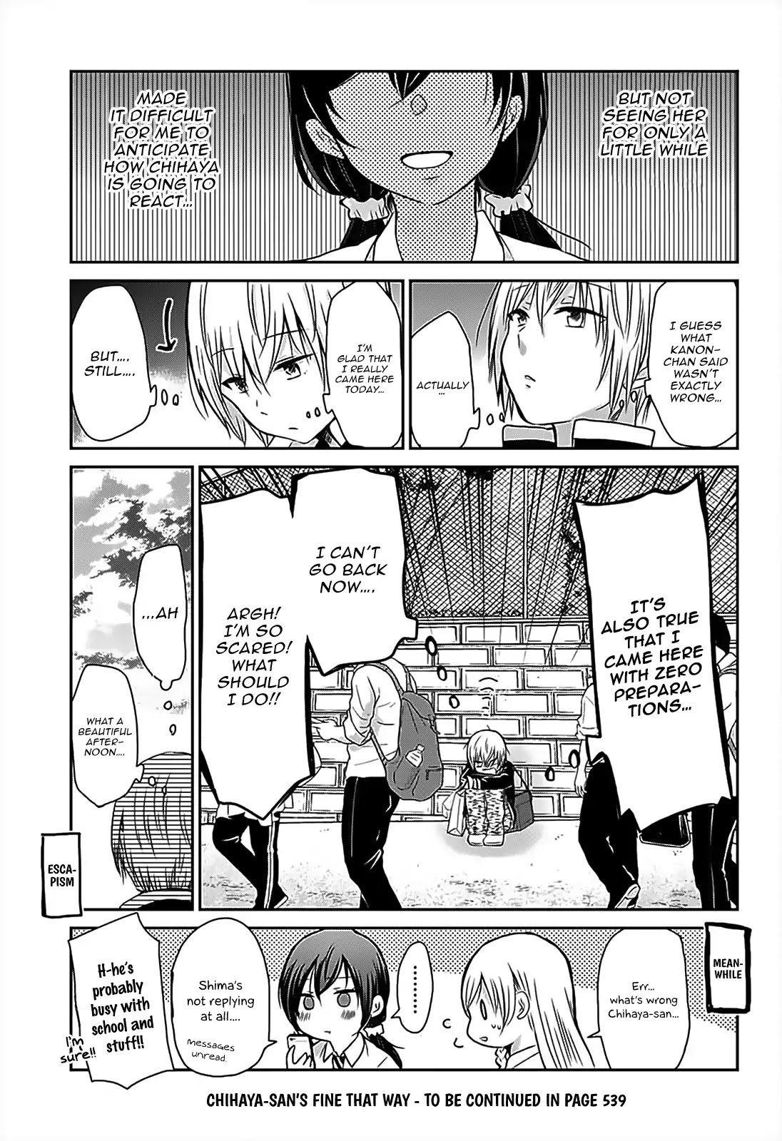 Chihaya-san's Fine That Way Chapter 66 page 10 - Chapter 66: Anytime Now...