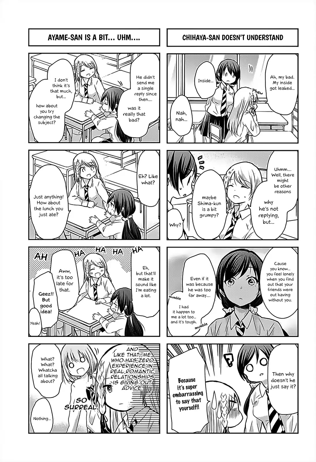 Chihaya-san's Fine That Way Chapter 67 page 4 - Chapter 67: I Miss Him...