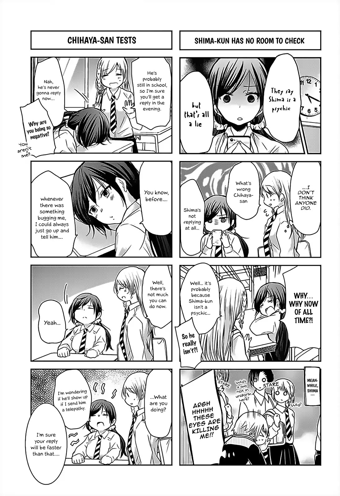 Chihaya-san's Fine That Way Chapter 67 page 6 - Chapter 67: I Miss Him...