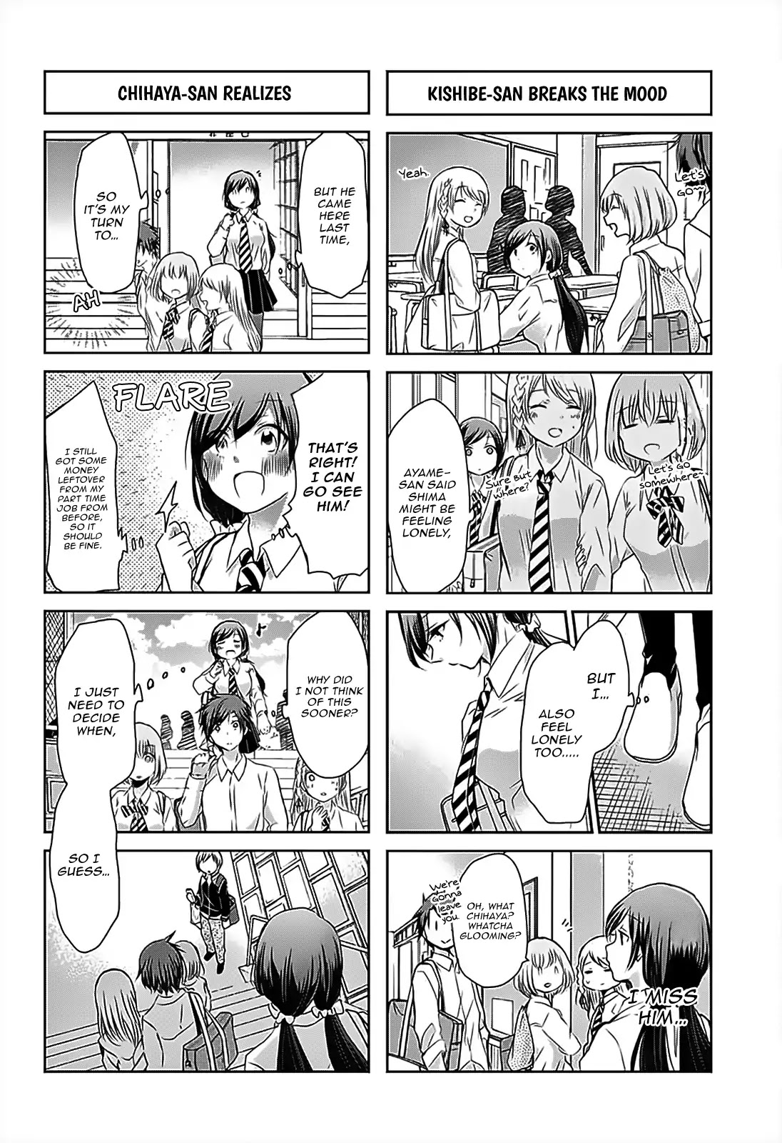 Chihaya-san's Fine That Way Chapter 67 page 7 - Chapter 67: I Miss Him...