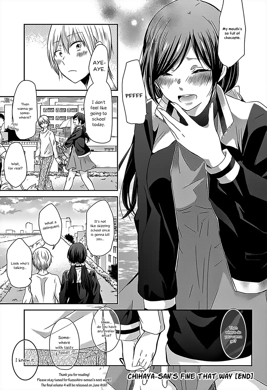 Chihaya-san's Fine That Way Chapter 68 page 20 - Chapter 68: I Like You The Way You Are. [End]