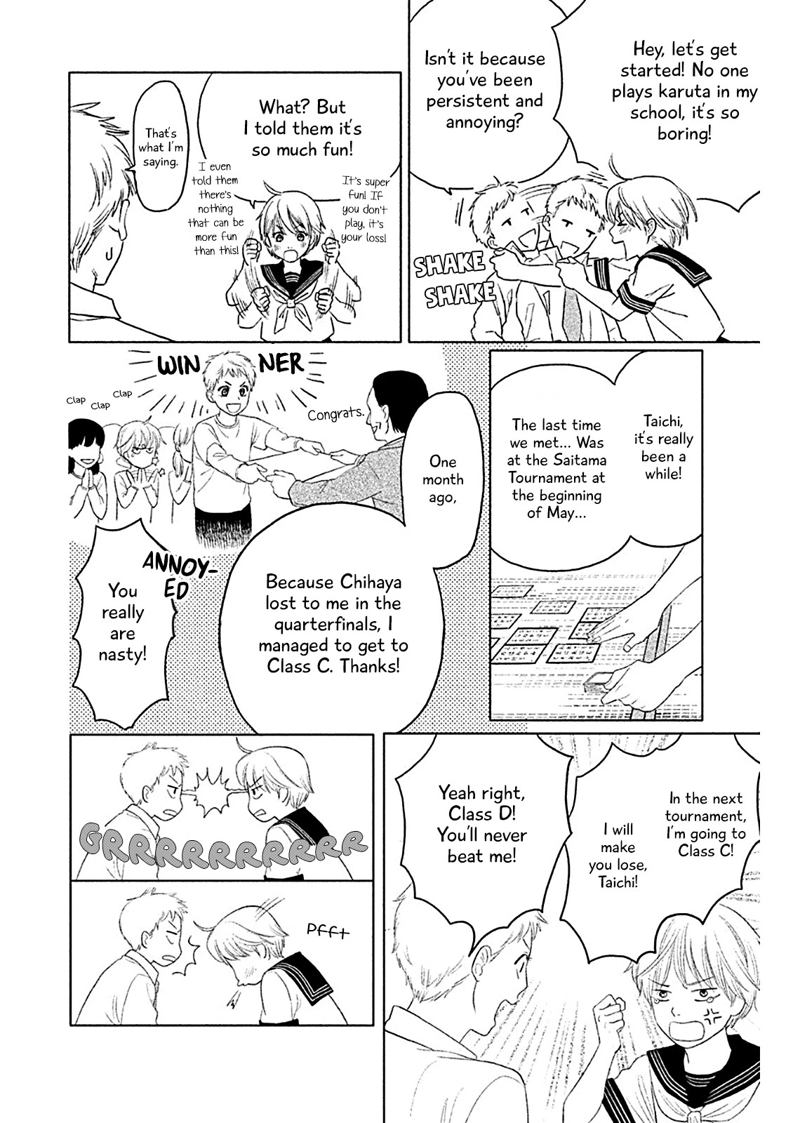 Chihayafuru: Middle School Arc Chapter 1 page 16 - Chapter 1: 1st Poem