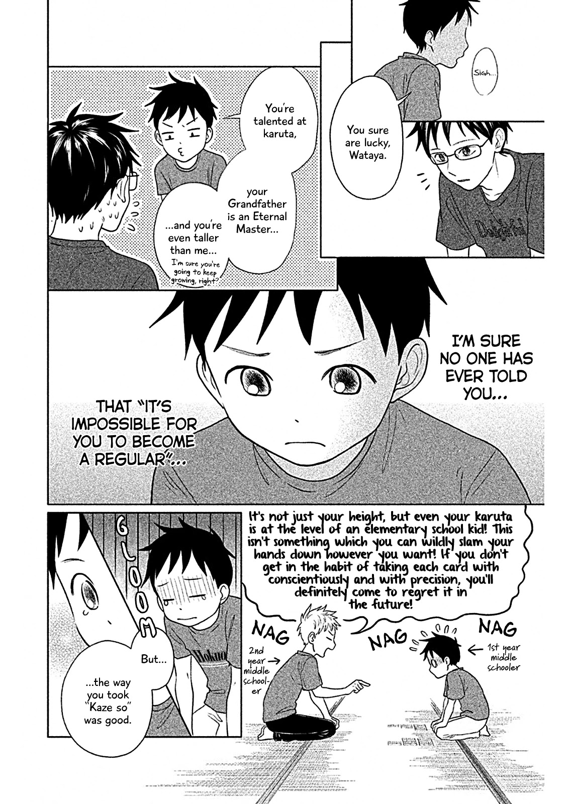 Chihayafuru: Middle School Arc Chapter 10 page 7 - Chapter 10: 10th Poem
