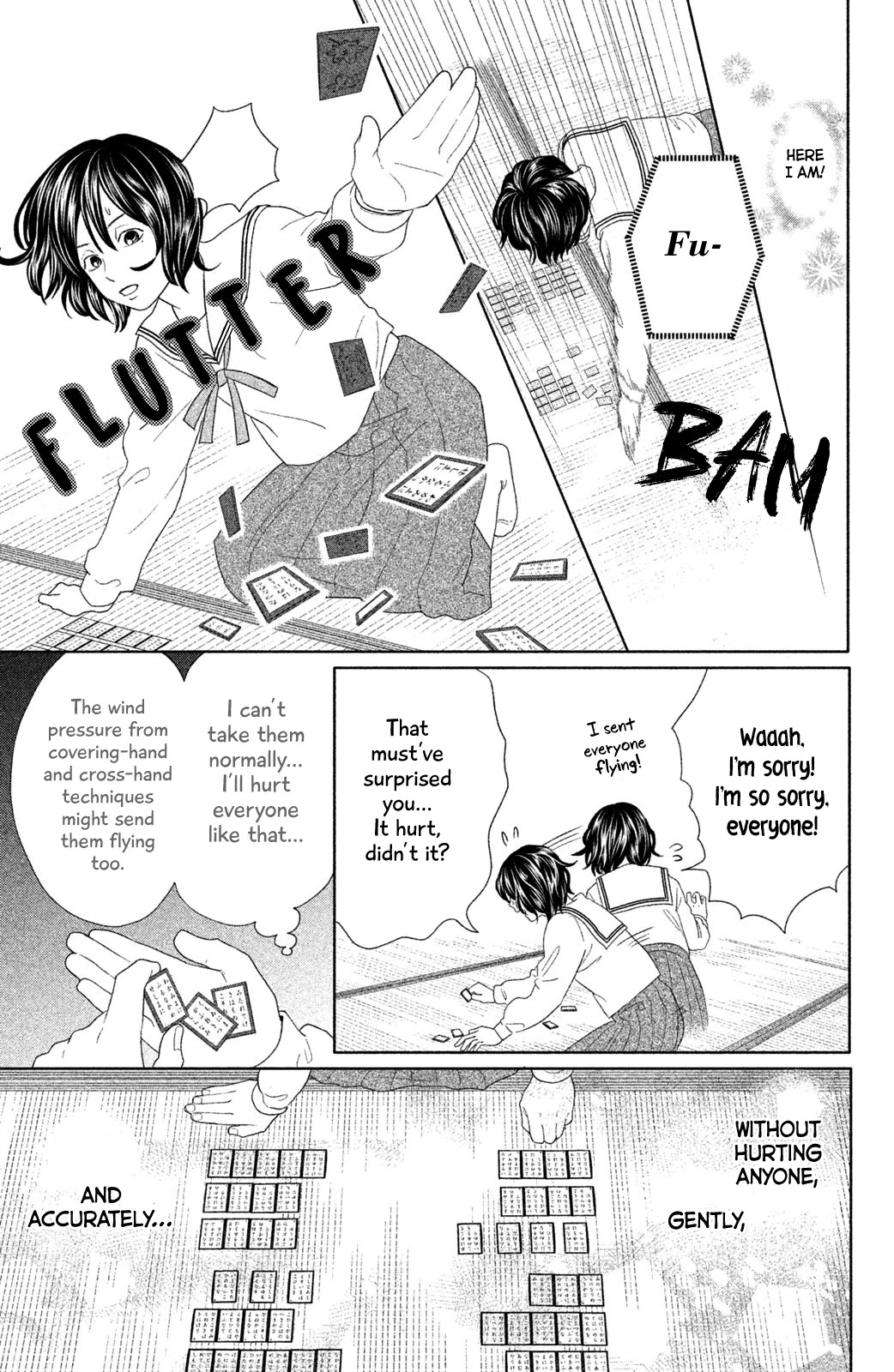 Chihayafuru: Middle School Arc Chapter 11 page 12 - Chapter 11: 11th Poem
