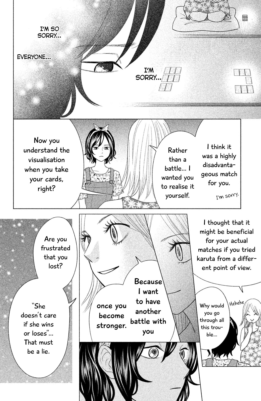 Chihayafuru: Middle School Arc Chapter 12 page 15 - Chapter 12: 12th Poem