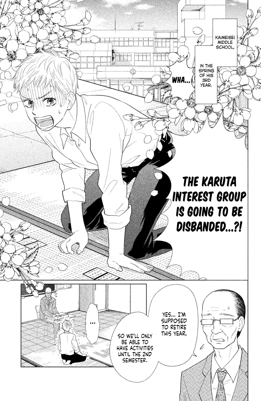 Chihayafuru: Middle School Arc Chapter 14 page 4 - Chapter 14: 14th Poem