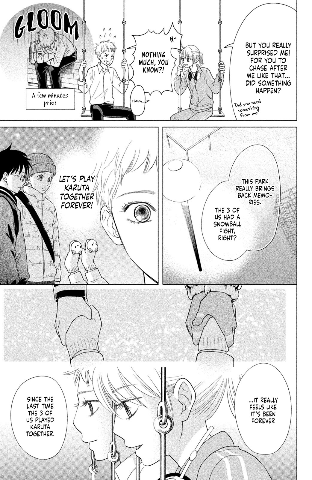 Chihayafuru: Middle School Arc Chapter 15 page 4 - Chapter 15