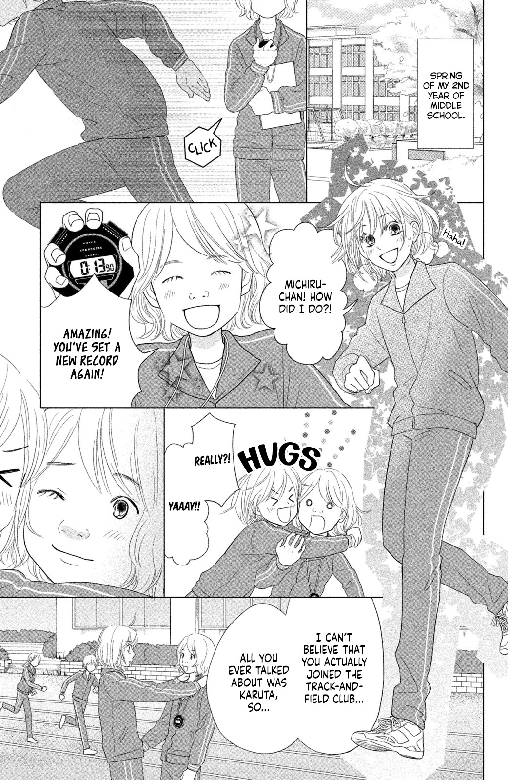 Chihayafuru: Middle School Arc Chapter 16 page 4 - Chapter 16: 16th Poem