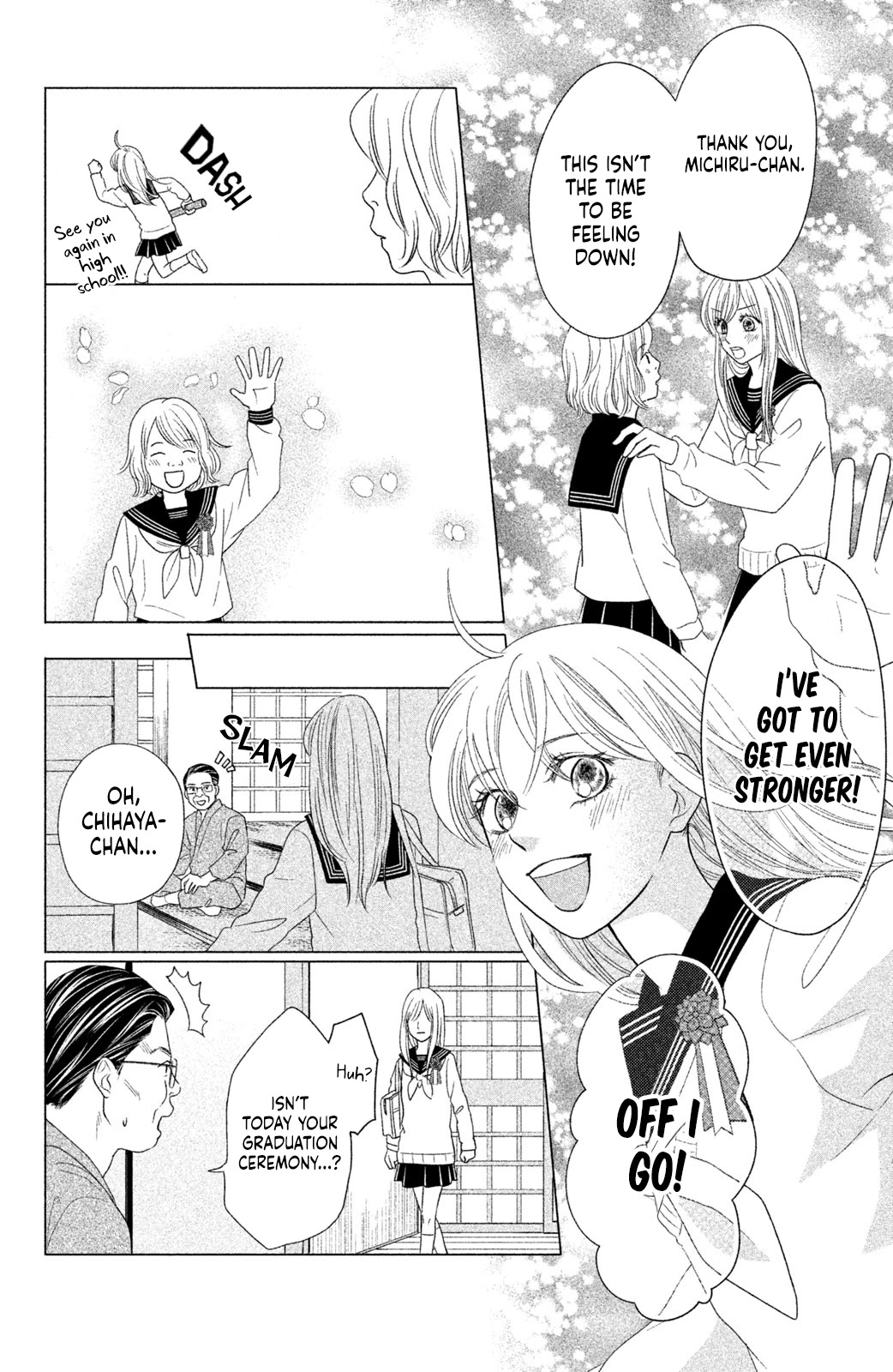 Chihayafuru: Middle School Arc Chapter 18 page 13 - Chapter 18: 18th Poem [END]