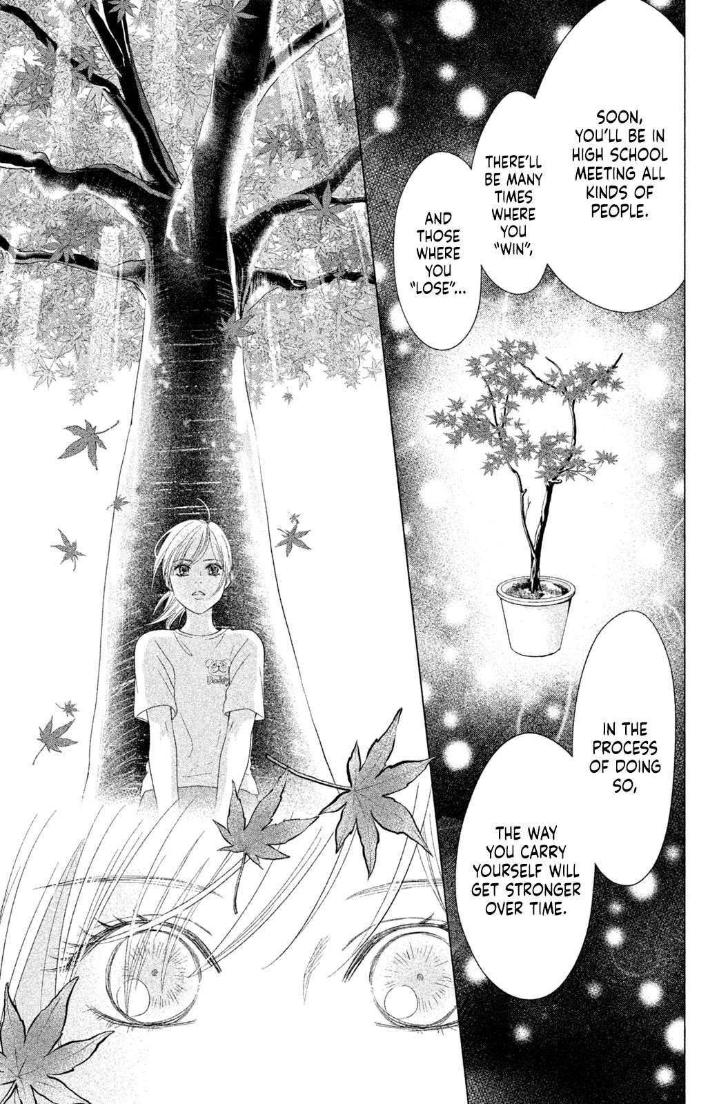 Chihayafuru: Middle School Arc Chapter 18 page 19 - Chapter 18: 18th Poem [END]