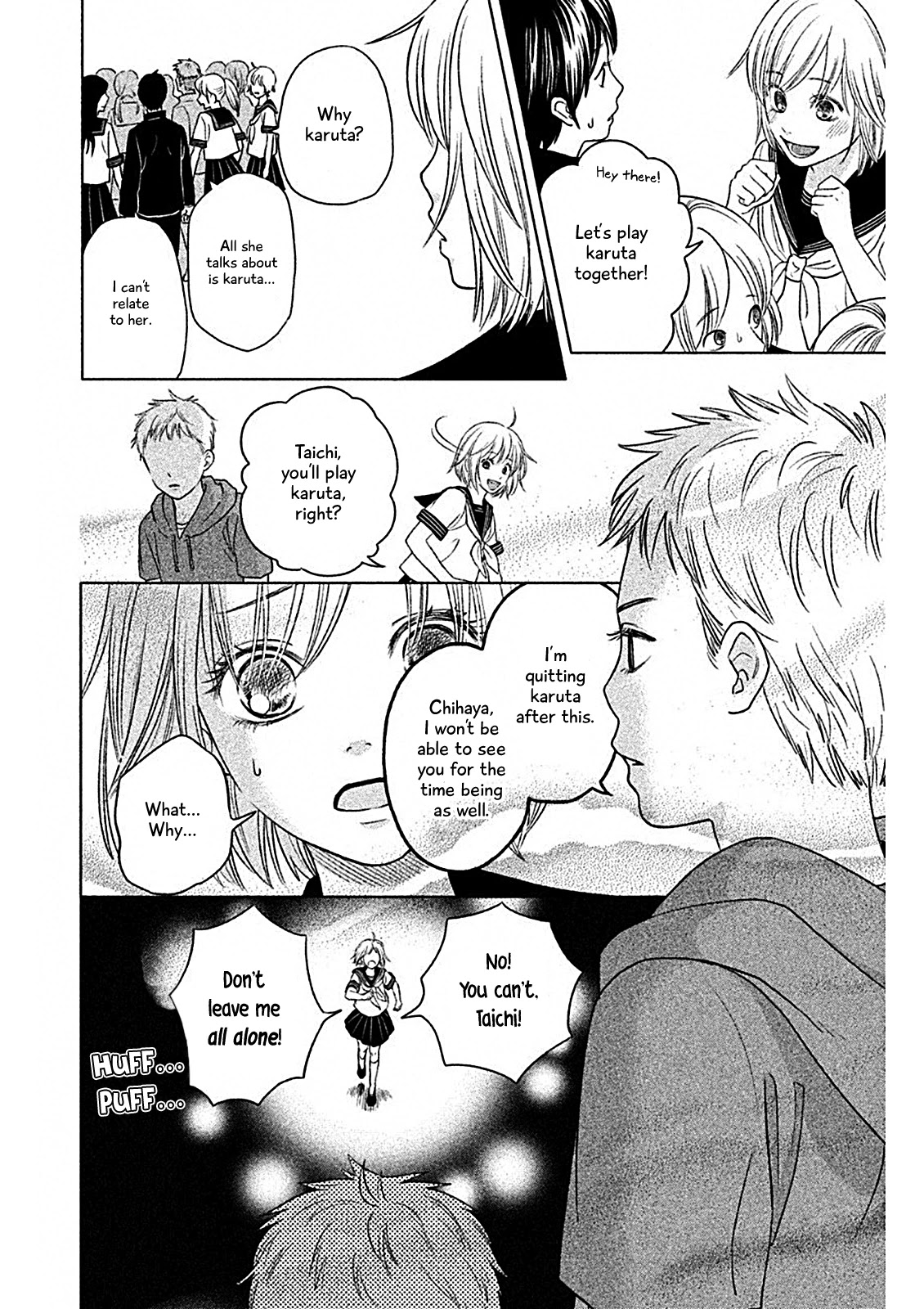 Chihayafuru: Middle School Arc Chapter 2 page 3 - Chapter 2: 2nd Poem