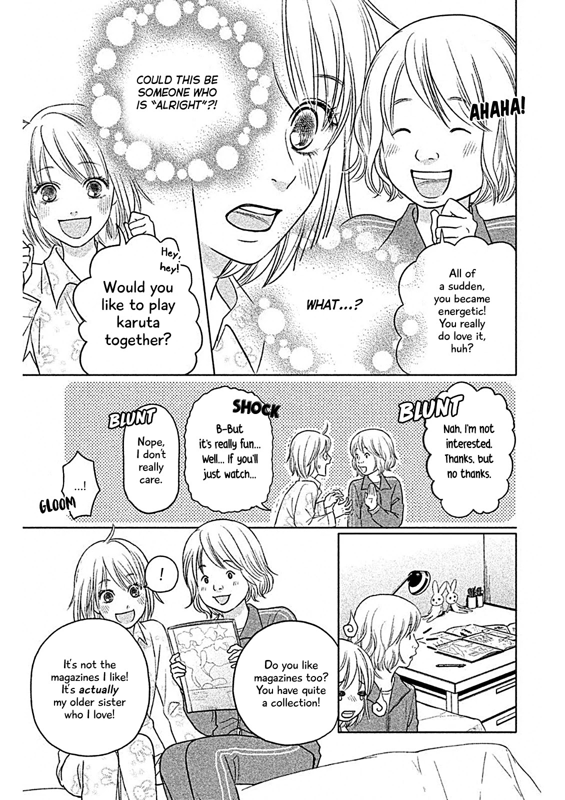 Chihayafuru: Middle School Arc Chapter 2 page 8 - Chapter 2: 2nd Poem