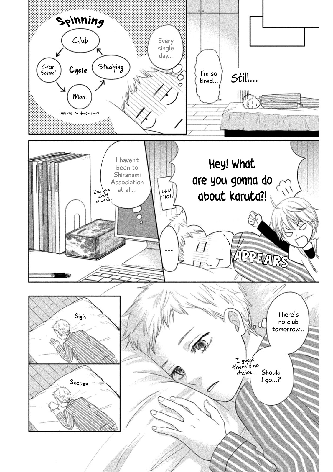 Chihayafuru: Middle School Arc Chapter 3 page 11 - Chapter 3: 3rd Poem