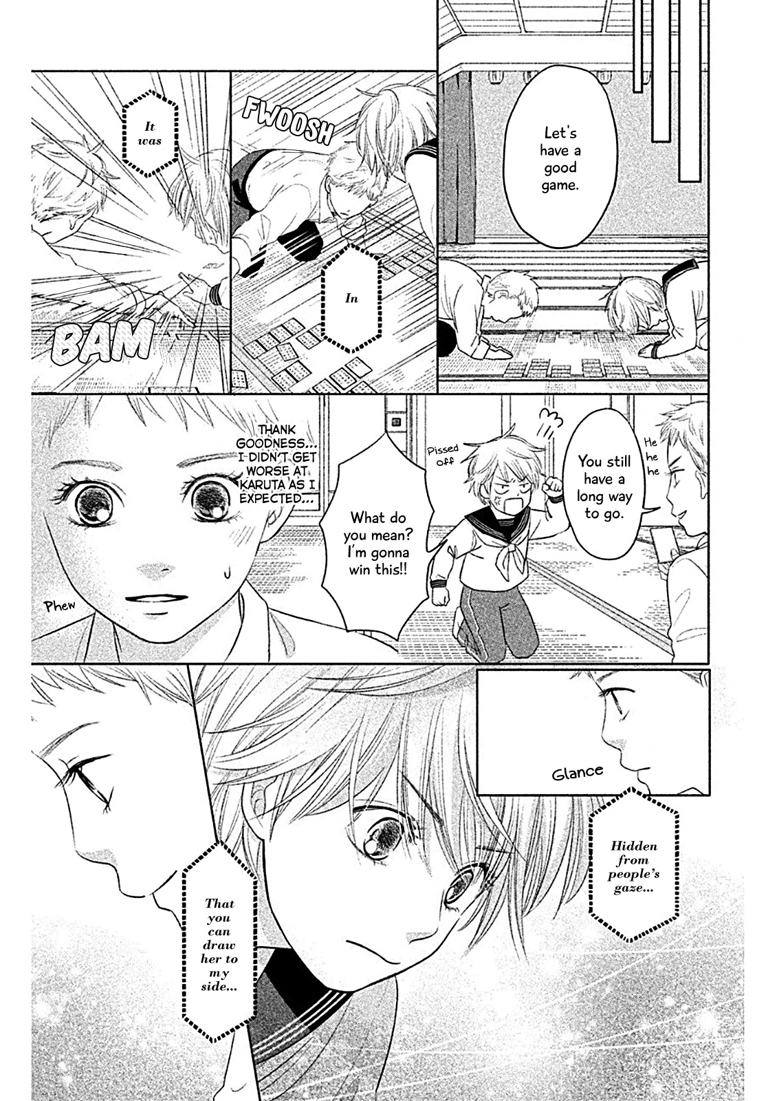 Chihayafuru: Middle School Arc Chapter 3 page 14 - Chapter 3: 3rd Poem