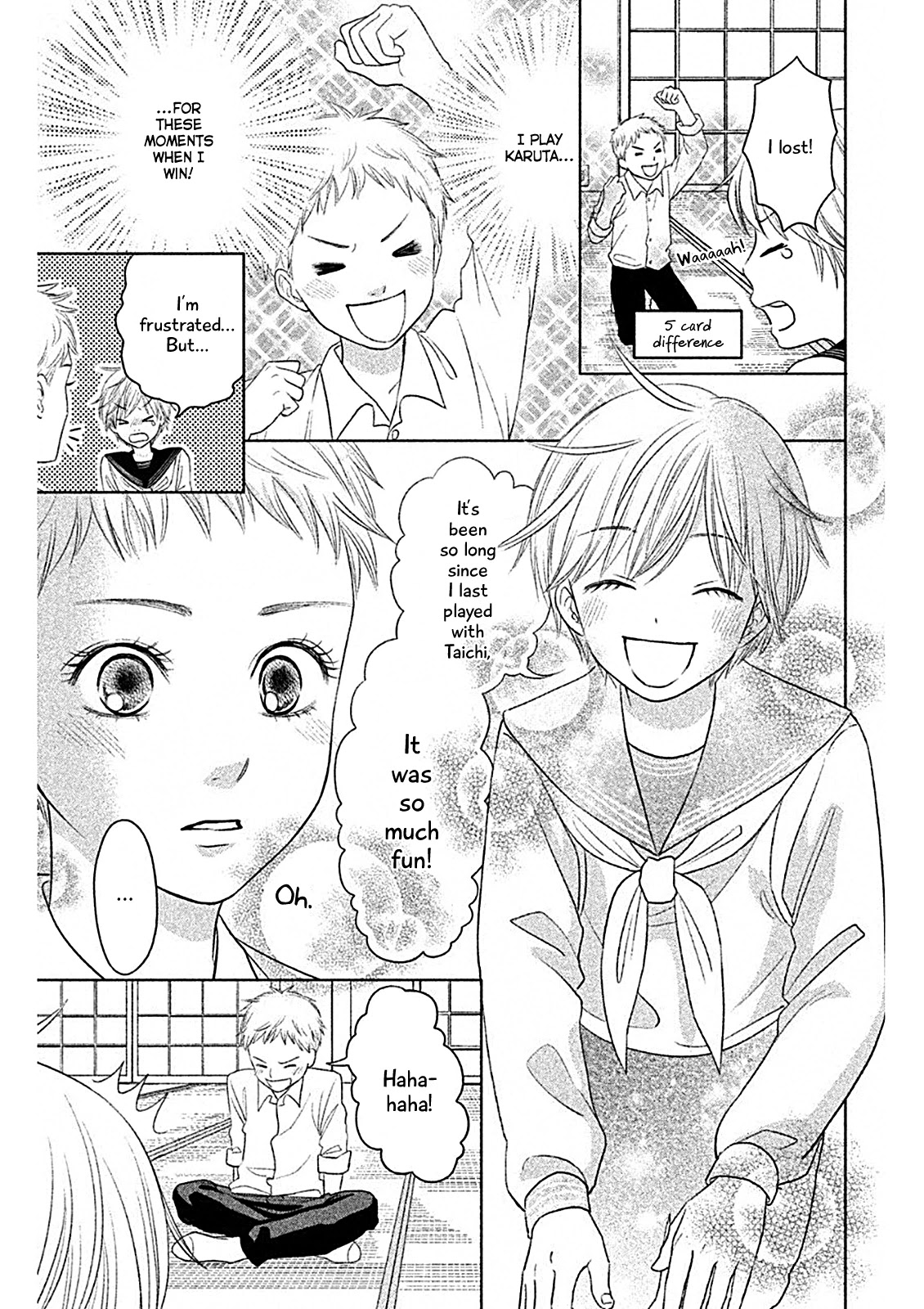 Chihayafuru: Middle School Arc Chapter 3 page 16 - Chapter 3: 3rd Poem