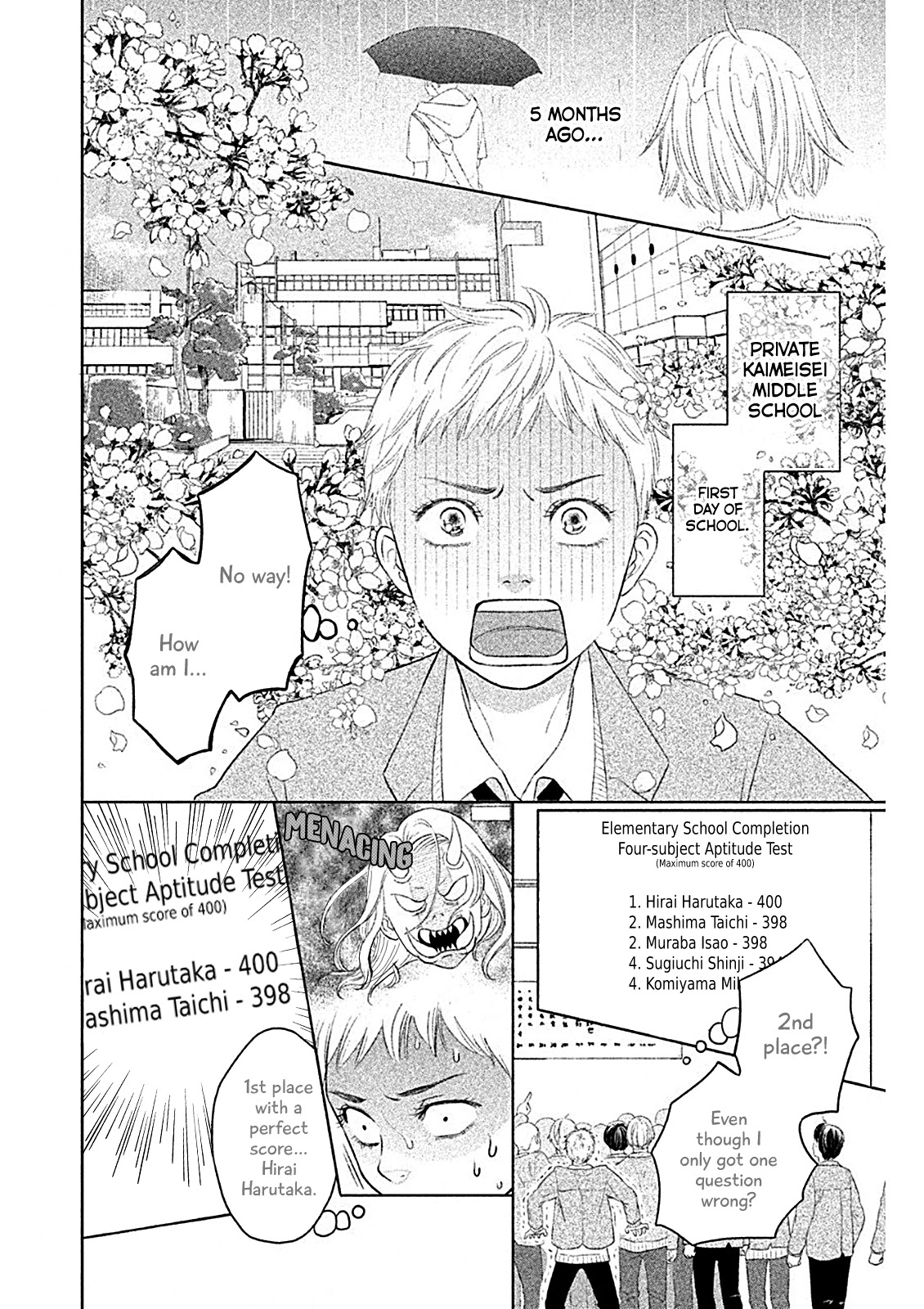 Chihayafuru: Middle School Arc Chapter 3 page 3 - Chapter 3: 3rd Poem