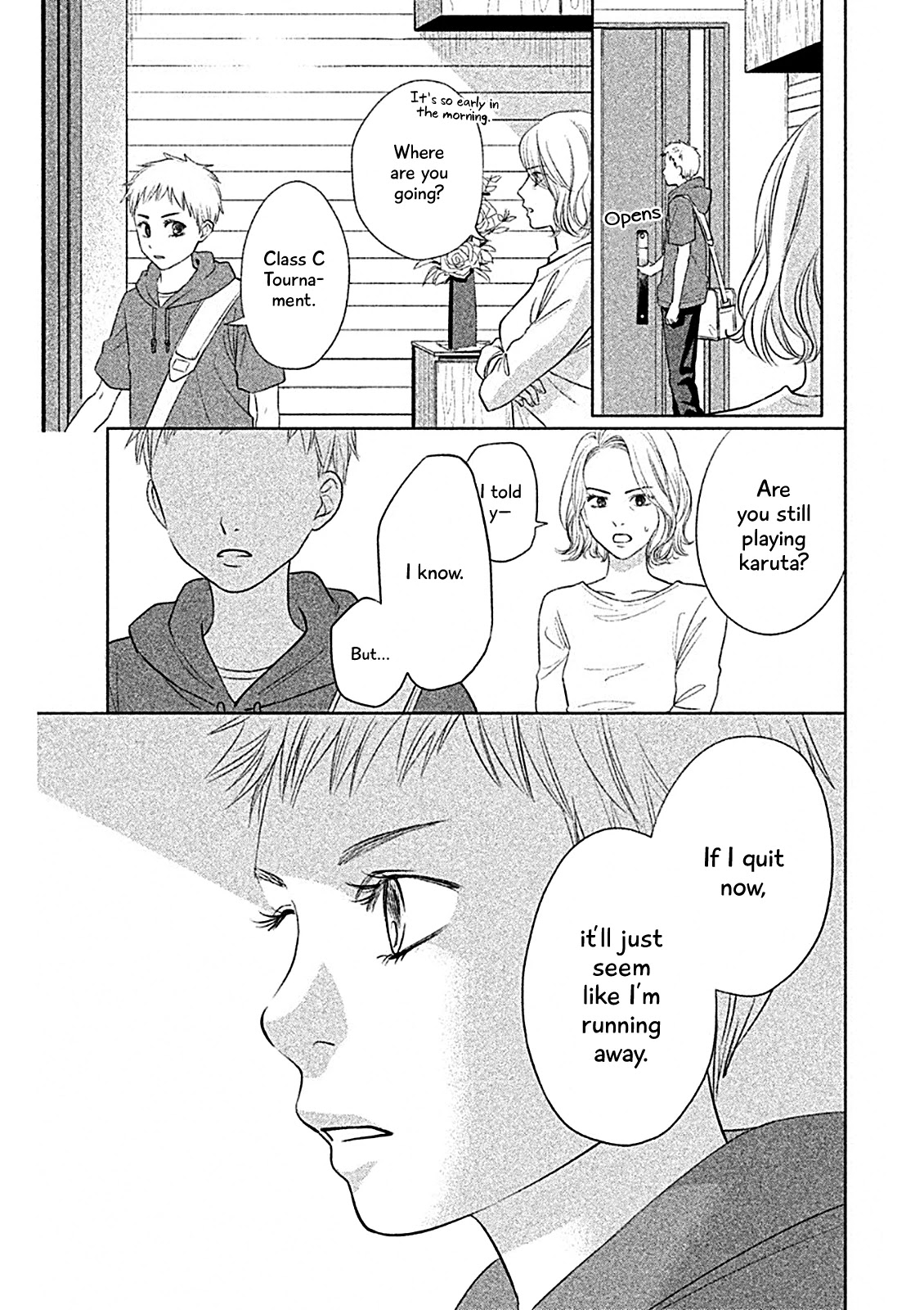 Chihayafuru: Middle School Arc Chapter 4 page 28 - Chapter 4: 4th Poem