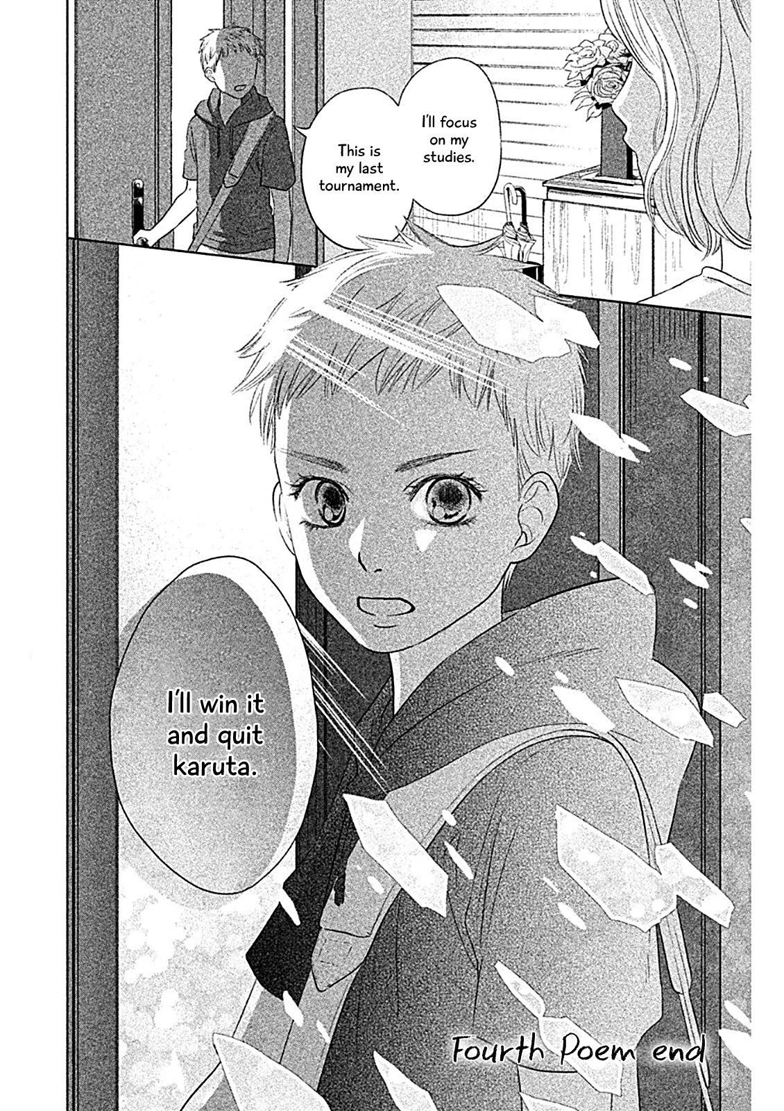 Chihayafuru: Middle School Arc Chapter 4 page 29 - Chapter 4: 4th Poem